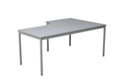 PROREGAL Bürotisch Wolf | Freiform | Winkel Links | HxBxT 75x180x80 Cm | Grau -Büromöbel Geschäft cd394e91 4227 4652 84b3 1c207d7c54cd