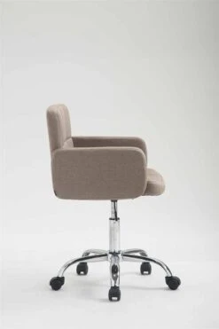 Arbeitshocker Los Angeles Stoff Taupe -Büromöbel Geschäft cf44cef1 d40e 4a17 9f38 9a0c7cec2228