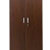 PROREGAL Aktenschrank Beetle | HxBxT 195x92x42 Cm | Weiß-Wenge