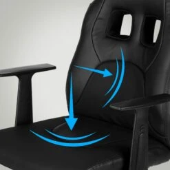 Kinder Bürostuhl Fun Schwarz/schwarz -Büromöbel Geschäft d47465da dc86 48b8 a468 dda0a564e4cc