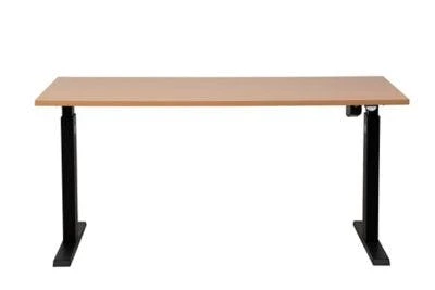 PROREGAL Elektrisch Höhenverstellbarer Schreibtisch Zebra | HxBxT 70-116x160x80 Cm | Schwarz-Buche 1 PROREGAL Elektrisch Höhenverstellbarer Schreibtisch Zebra | HxBxT 70-116x160x80 Cm | Schwarz-Buche