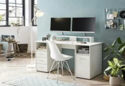 Möbelpartner Schreibtisch Fox | HxBxT 86x150x70 Cm | Weiß Von PROREGAL -Büromöbel Geschäft d915d65b e9a7 4f6c bb29 4c4d0a137361