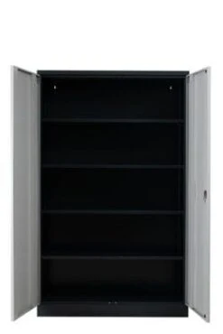 PROREGAL Stahlschrank Bee | HxBxT 195x92x50 Cm | Anthrazit-Grau -Büromöbel Geschäft dce3522c 96c6 475b 9652 da06c5e4e89f