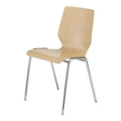 Traversenbank, 3 Sitze, BxT 1800x600mm, Sitzschale Holz Buche, Rückenform Tailliert, T-Fuß Verchromt -Büromöbel Geschäft de29a203 4fc3 449a 9993 a310da89576f 1