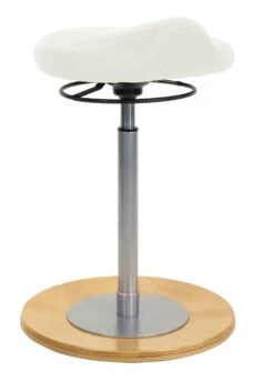 Mayer Sitzmöbel, Pendelhocker Mit Tellersitz Rund 1110, Dunkelblau, 1110_N_30326 -Büromöbel Geschäft e0470a84 3567 49d4 b092 546b6799114a 1