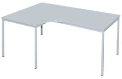 Winkelschreibtisch Freiformtisch 750 X 2000 X 800/1200 X 800 Mm Winkel Links - Lichtgrau 332100 -Büromöbel Geschäft e051bc97 7db3 4c9b ab62 035647cf3e33