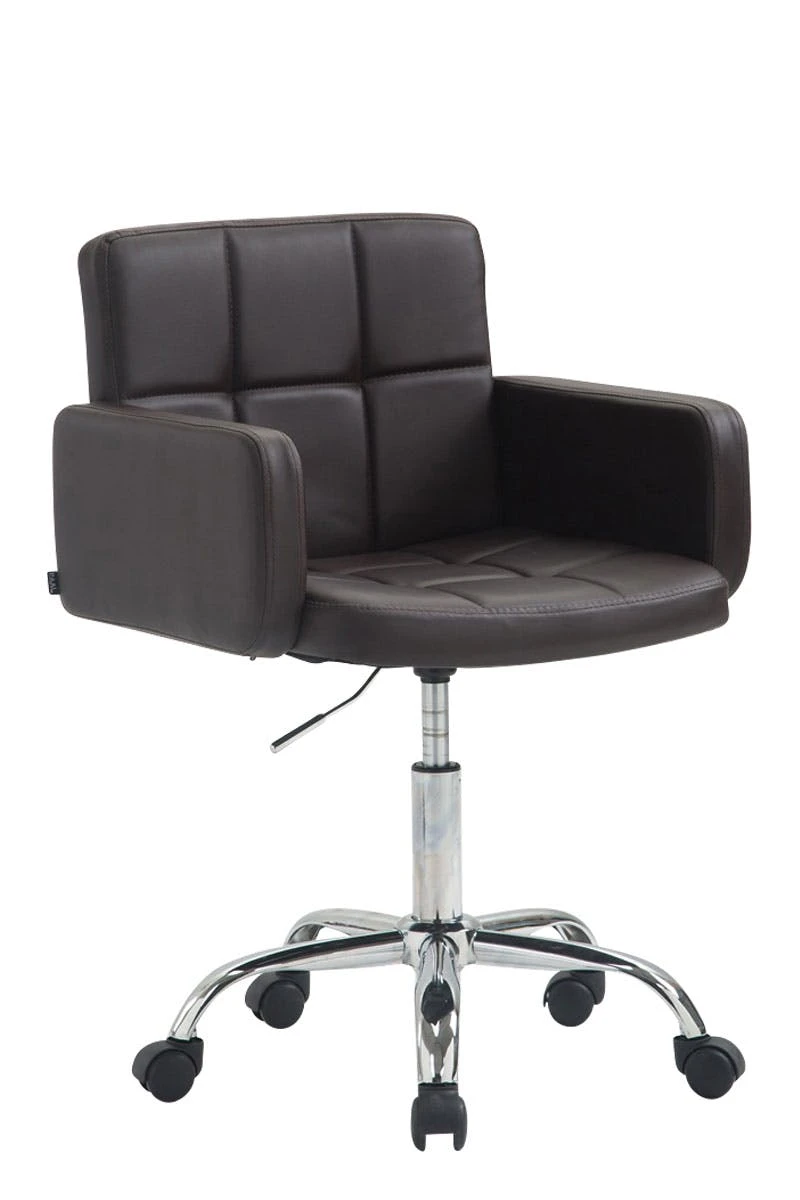 Arbeitshocker Los Angeles Kunstleder Braun