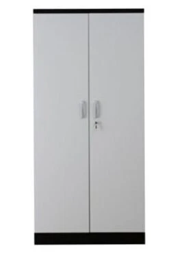 PROREGAL Aktenschrank Beetle | HxBxT 195x92x42 Cm | Schwarz-Grau