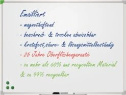 Whiteboard Schreibtafel U-Act, 40x60cm, Magnethaftend, Weiß, -Büromöbel Geschäft ef972b5a ef56 47d7 89ae 2fbac518c322