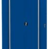 SET Metallschränke Abschließbar Flügeltürenschrank Aktenschrank 4,5 OH Und 5 OH, Enzianblau