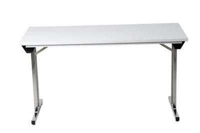 PROREGAL Klapptisch Lizard | T-Fuß-Gestell-Eckig | HxBxT 75x140x80 Cm | Chrom-Buche 5 PROREGAL Klapptisch Lizard | T-Fuß-Gestell-Eckig | HxBxT 75x140x80 Cm | Chrom-Buche – Bild 5