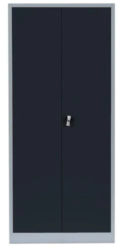 Flügeltürschrank Kleiderschrank PutzSpind Werkzeugschrank 545528 Lichtgrau/Anthrazit 1800 X 800 X 383 Mm -Büromöbel Geschäft f5db9fda 9bd4 4a52 a987 2249a69f26f9