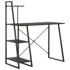VidaXL Schreibtisch Mit Regaleinheit Schwarz Und Eiche 102×50×117 Cm -Büromöbel Geschäft f992a348 8b0c 4587 bd23 f47a7326d1b8