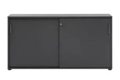 Möbelpartner Schiebetürenschrank Hippo | Small | HxBxT 84x160x40 Cm |Anthrazit Von PROREGAL -Büromöbel Geschäft f9951545 772b 467a 9791 c329bcaf54e0